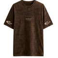 Essential Acid Wash Oversized Tee– Mocha Brown