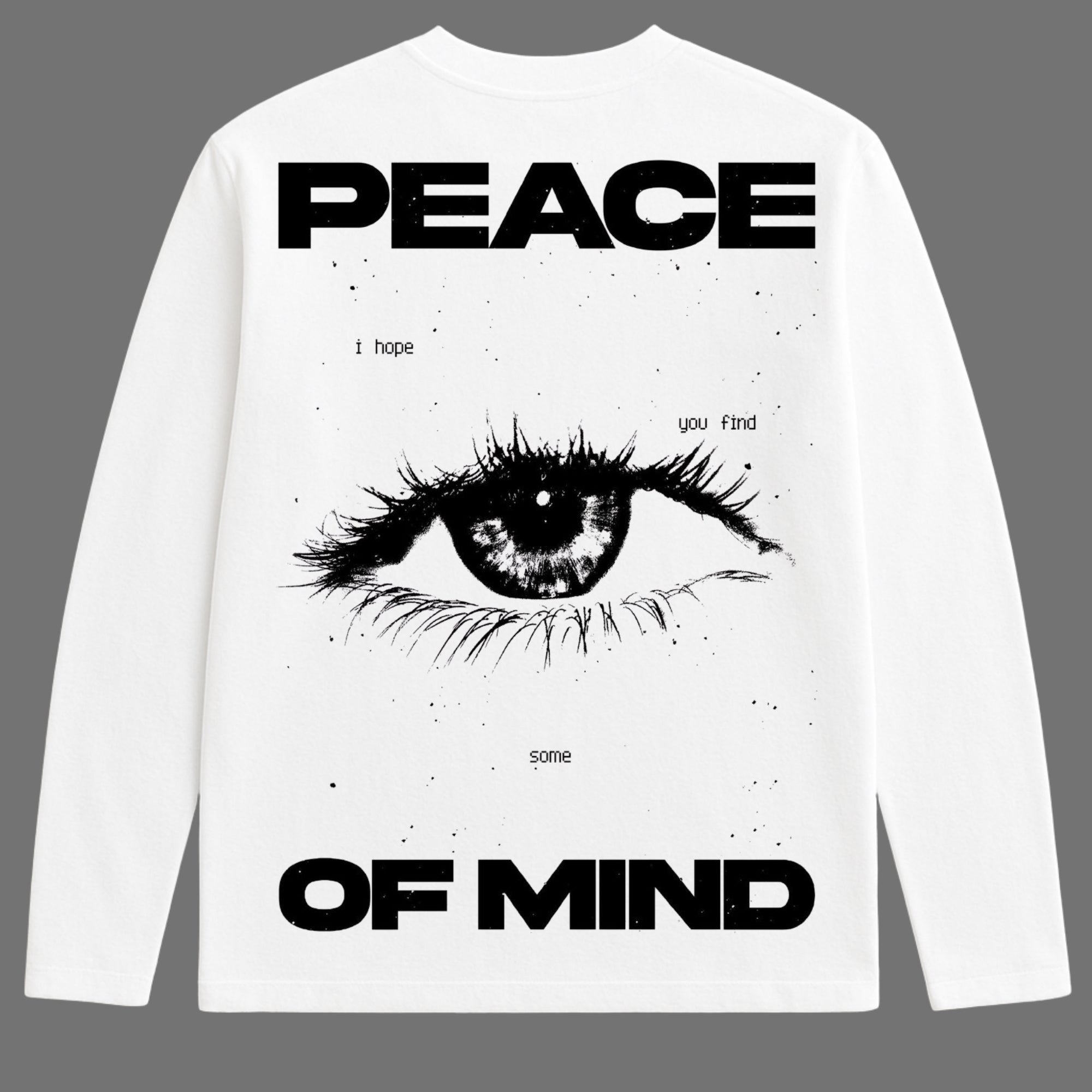 EYE OF CALM – Oversized Full Sleeve Tee