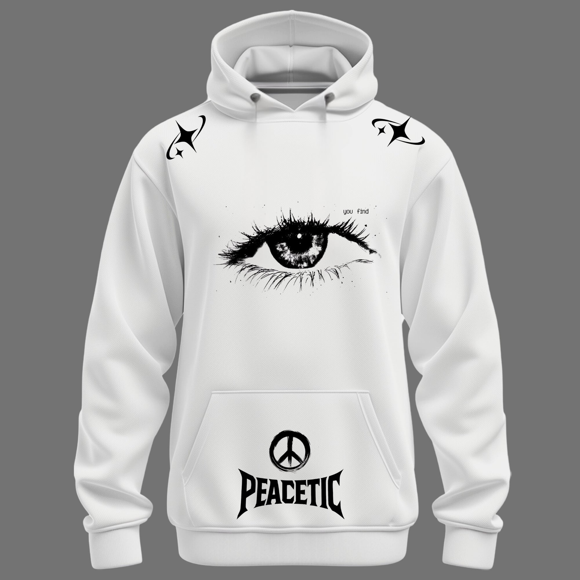 White Clarity Vision Hoodie