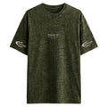 Essential Acid Wash  Oversized T-Shirt – Forest Green