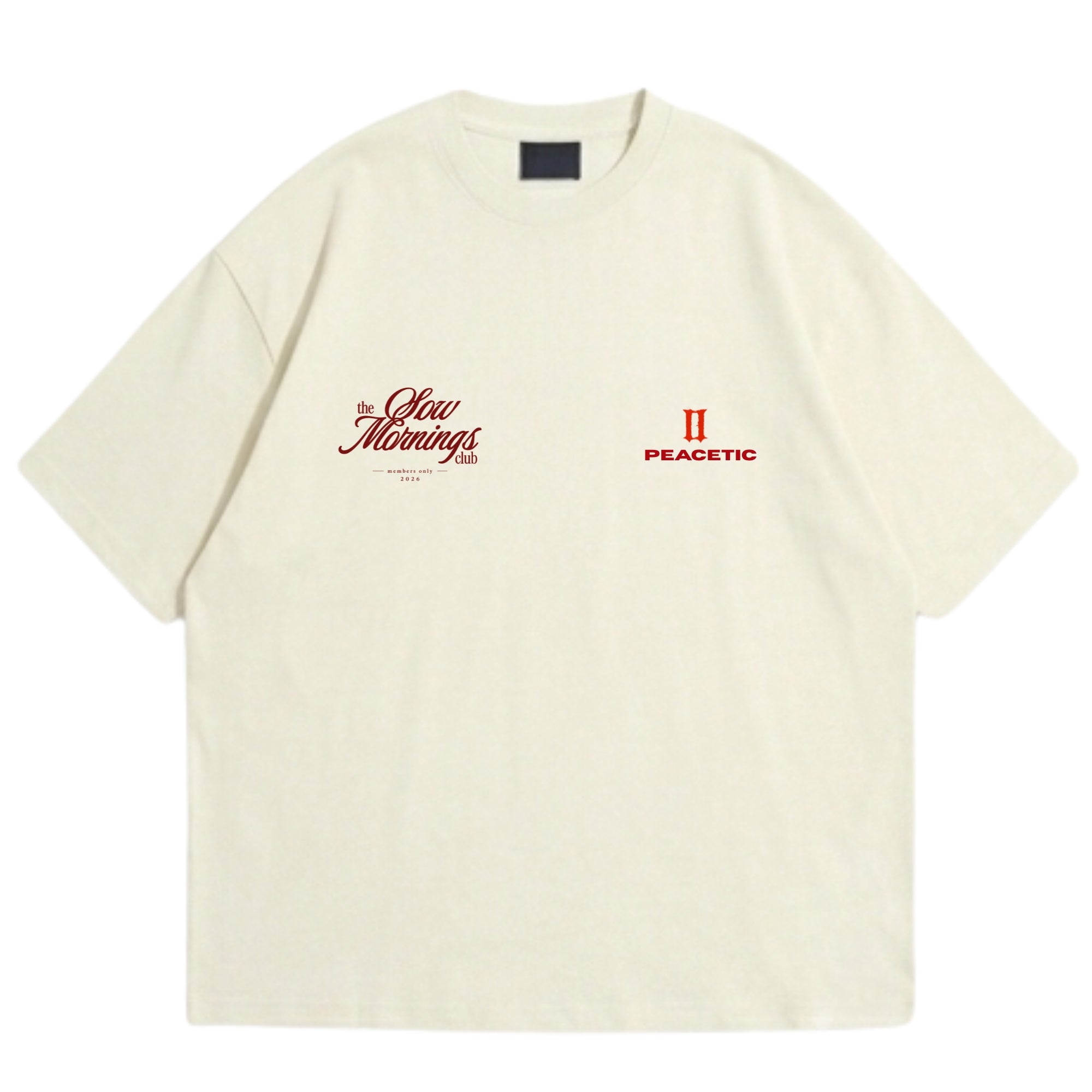 Slow Mornings Club Oversized Tee