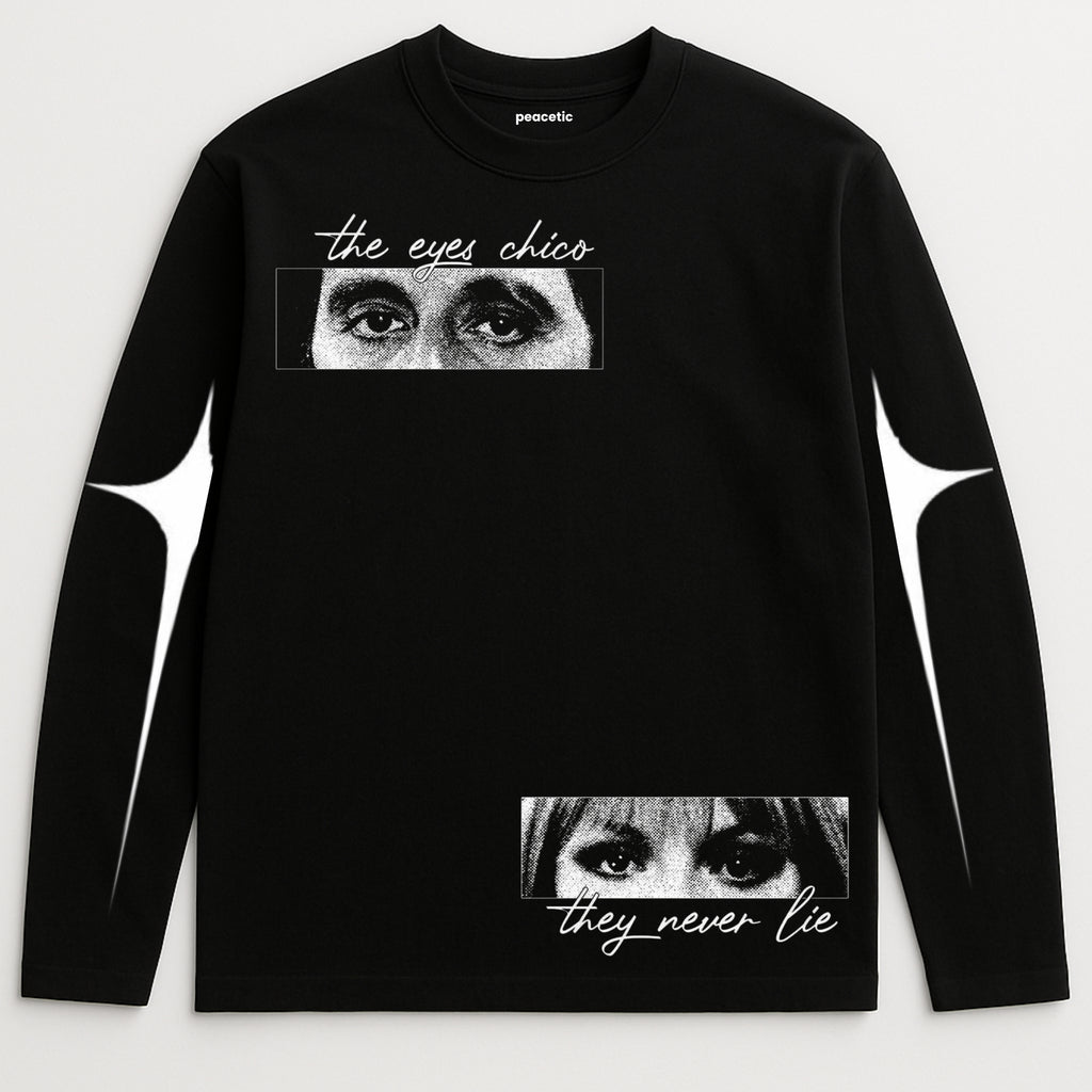 Eyes Don’t Lie – Oversized Full Sleeve Tee