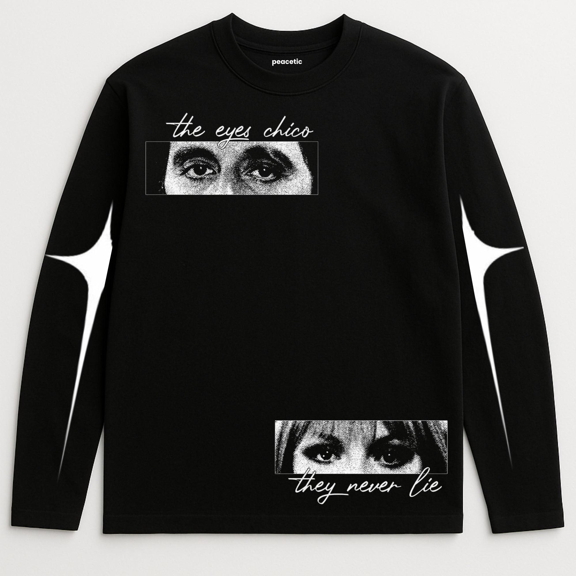 Eyes Don’t Lie – Oversized Full Sleeve Tee