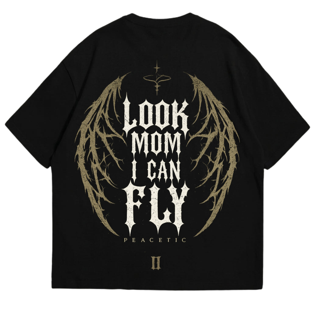 Look Mom I Can Fly Oversized Tee