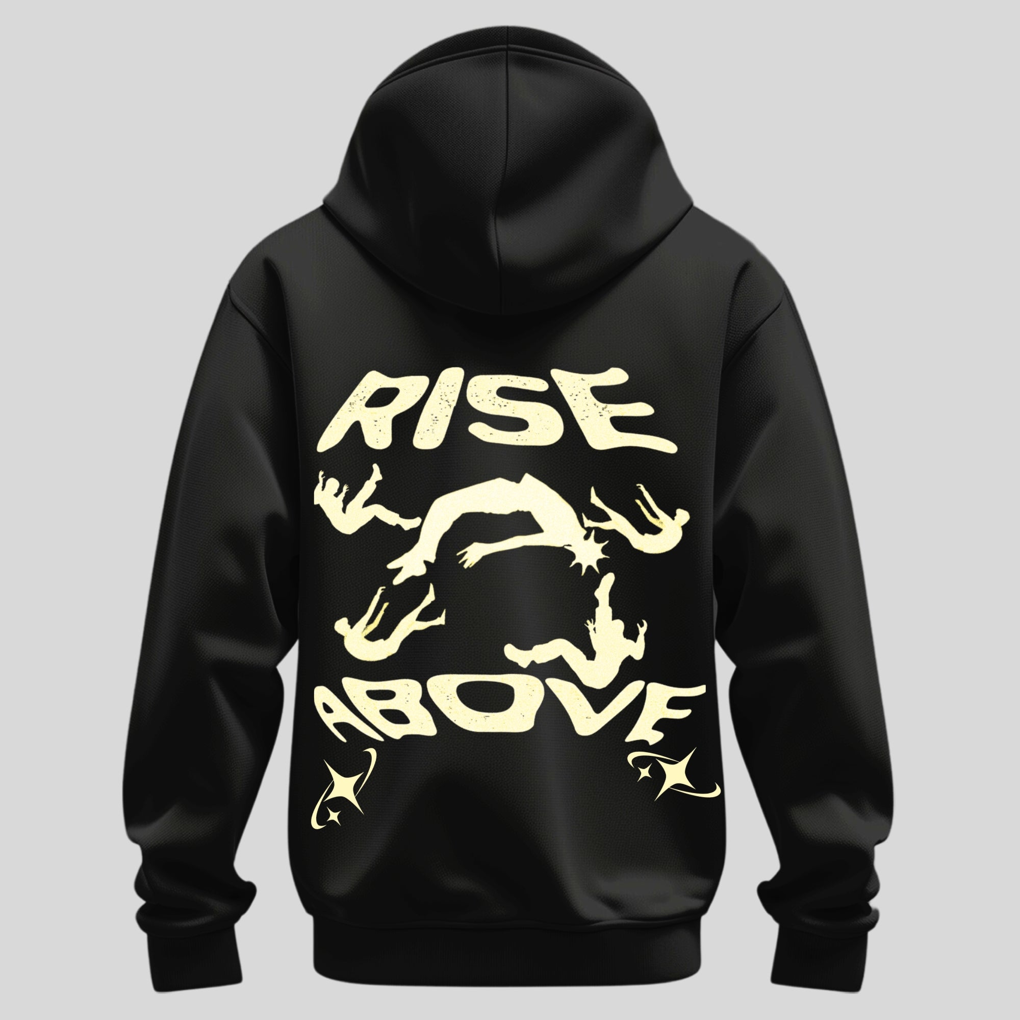 Black Rise Above Hoodie