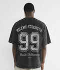 Silent Strength 99, 240 GSM, Acid Washed Oversized T-Shirt For Men & Women