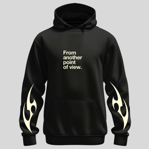 Black Peacetic Bear Peace Hoodie