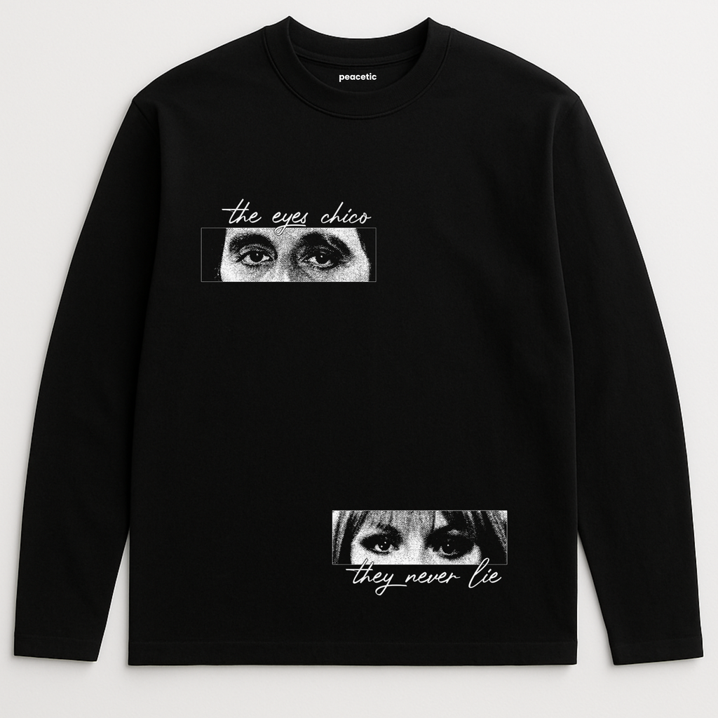 Eyes Don’t Lie – Oversized Full Sleeve Tee