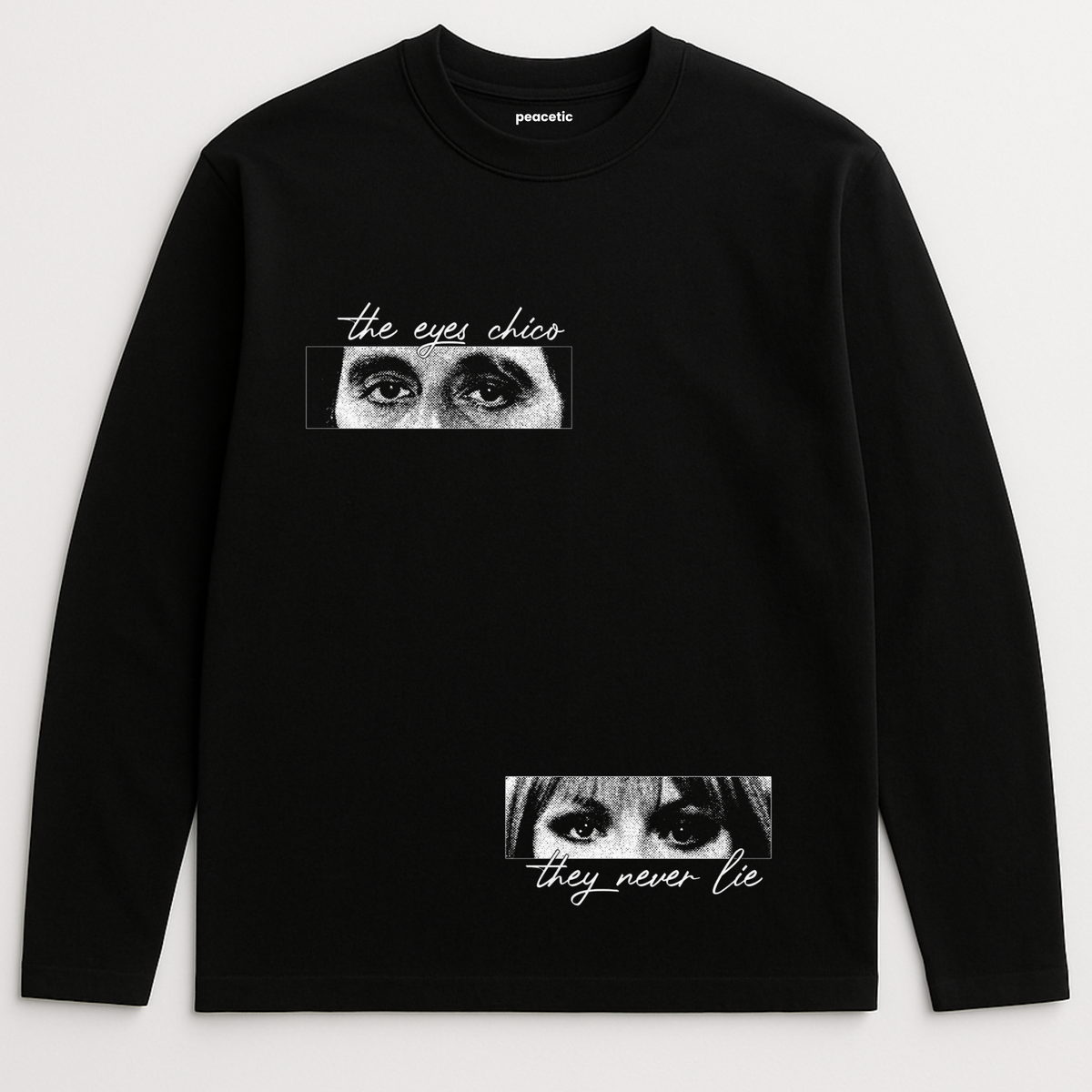Eyes Don’t Lie – Oversized Full Sleeve Tee