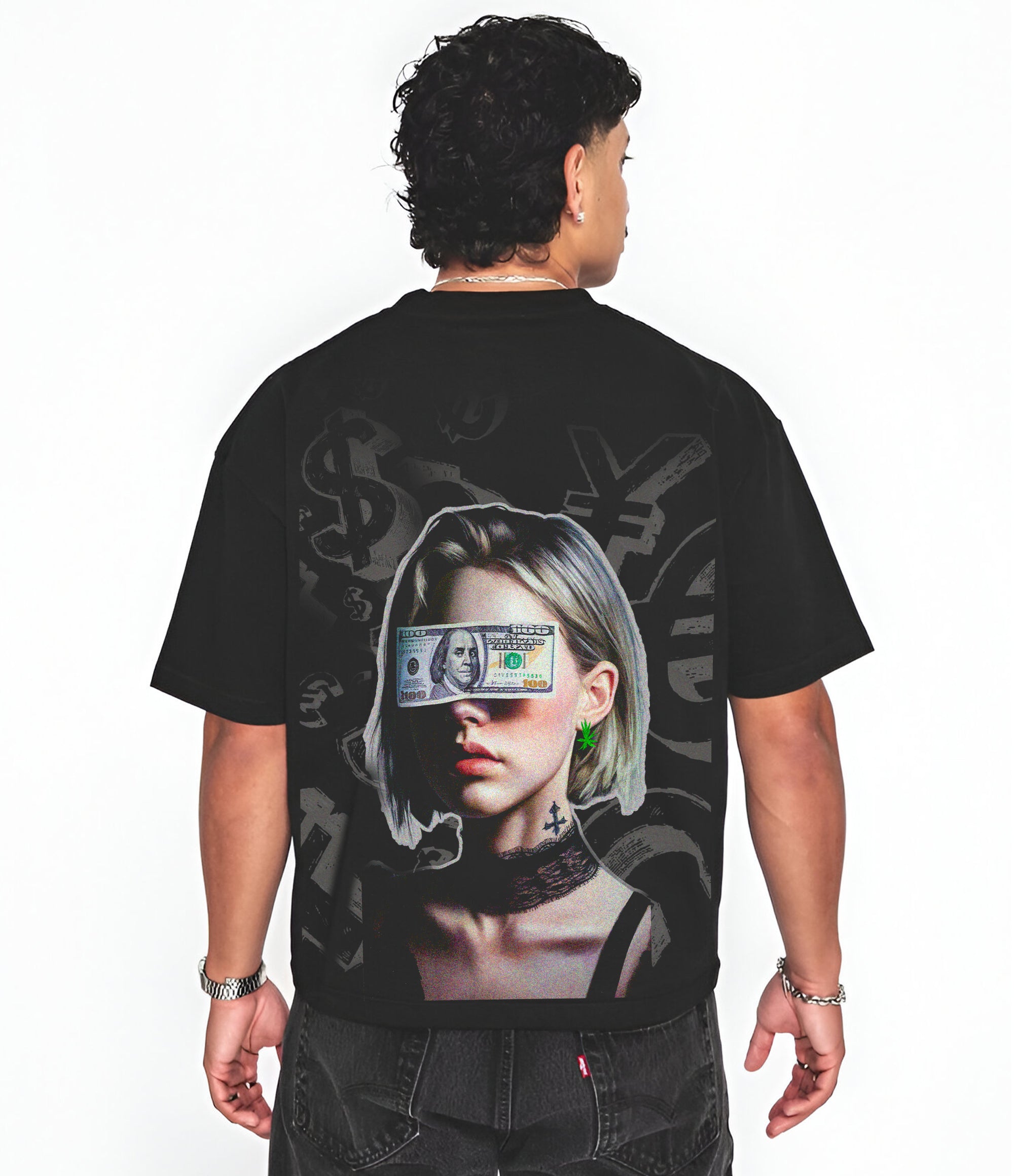 Blinded By Money Oversized Tee