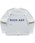 Off-white waffle knit oversized full-sleeve Front Design