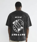 A Win is Win,240 GSM, Acid Washed  Oversized T-Shirt for Men & Women